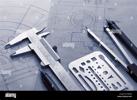 Technical drawing instruments Stock Photo: 65215910 - Alamy