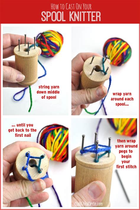 How To Make Your Own Spool Knitter Club Chica Circle Where Crafty