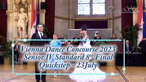 Vienna Dance Concourse 2023 Senior IV Standard Quickstep WDSF 8th