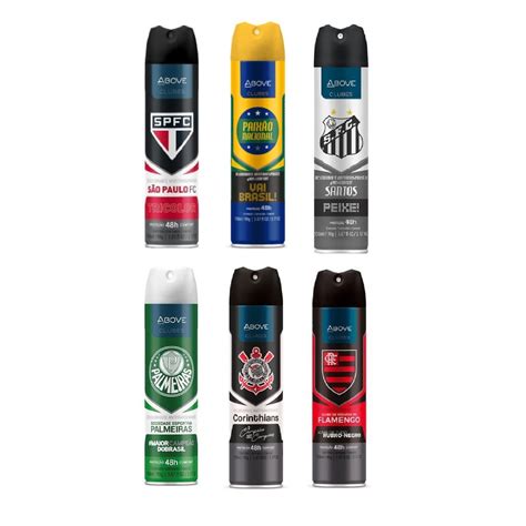 Desodorante Aerosol Above Clubes Nacionais Ml Shopee Brasil