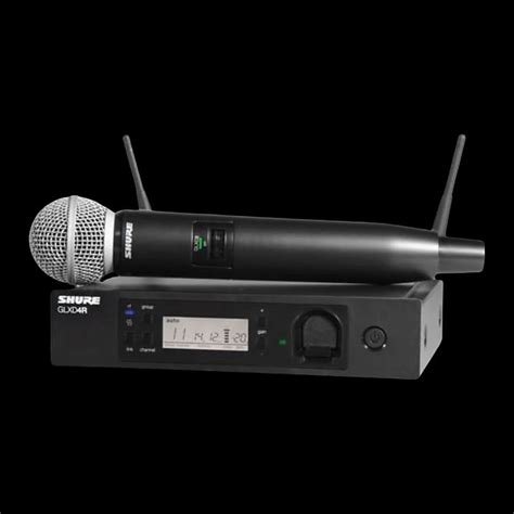 Shure Glxd Sm Digital Handheld Wireless System Reverb