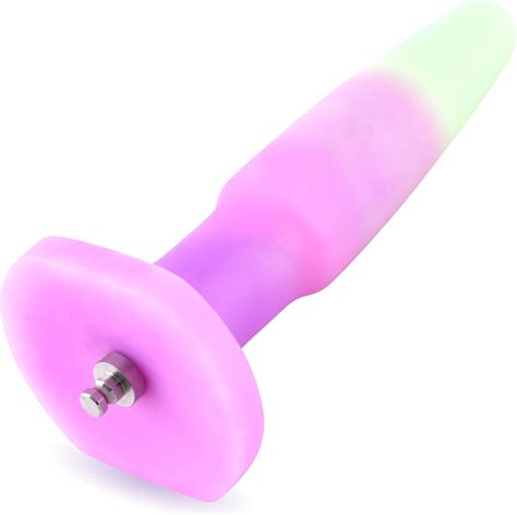 Amazon Hismith 7 18 Silicone Anal Plug Glow In The Dark Dildo