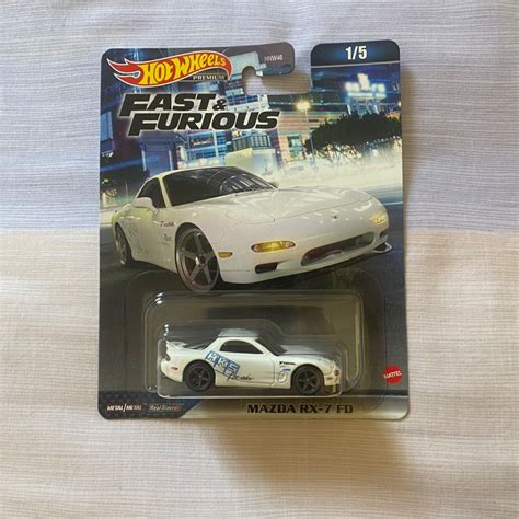 Jual Hot Wheels Premium Mazda RX7 FD Putih Fast And Furious Shopee Indonesia