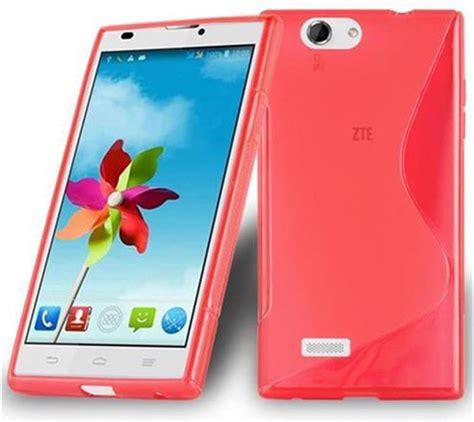 Cadorabo Hoesje Voor Zte Blade L In Inferno Rood Beschermhoes