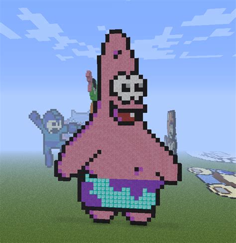 Patrick star pixel art by starsoul1910 on DeviantArt