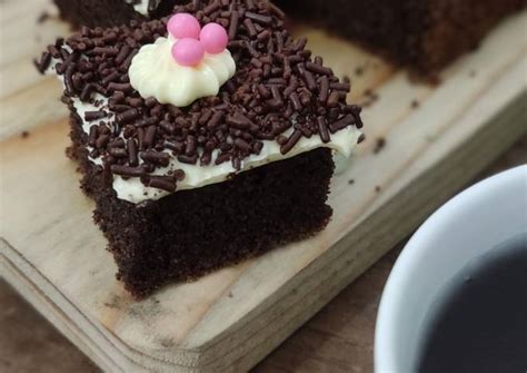 Resep Chocolate Cake Tepung Ketan Hitam Cake Potong Ketan Hitam