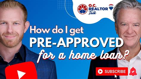 How Do I Get Pre Approved For A Home Loan Youtube