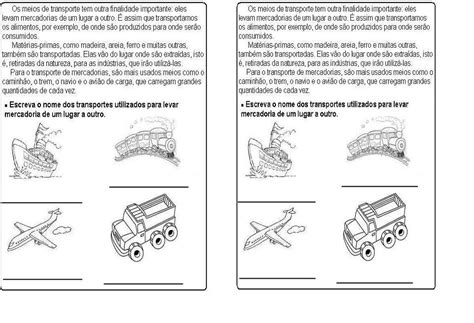 Compartilhando Saberes Fun O Dos Meios De Transporte