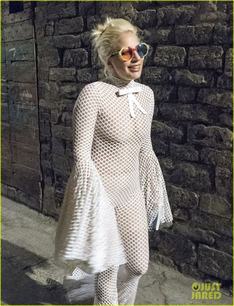 Lady Gaga Wears A Completely Mesh Jumpsuit In Italy Photo 3415820