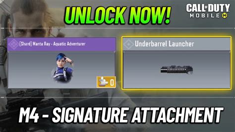 How To Get Unlock Underbarrel Launcher Codm Too Attached Seasonal