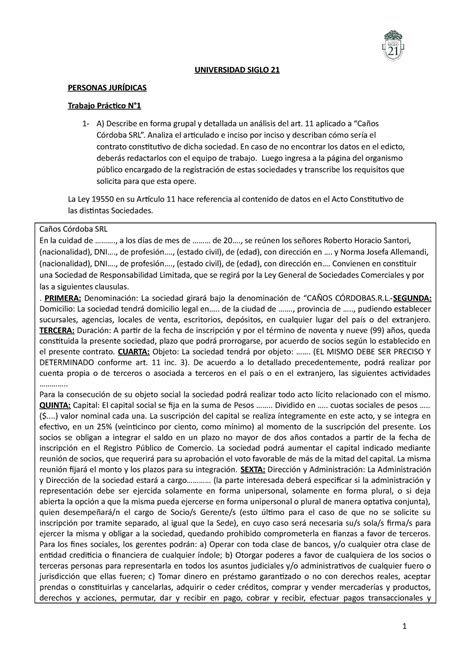 Tp Trabajo Pr Ctico N Aprobado Con Universidad