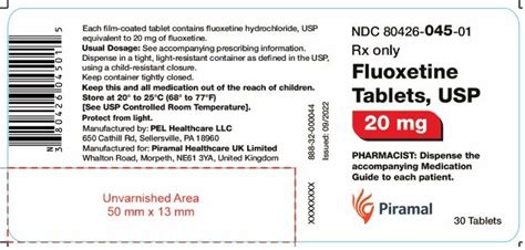 Fluoxetine Tablet Film Coated