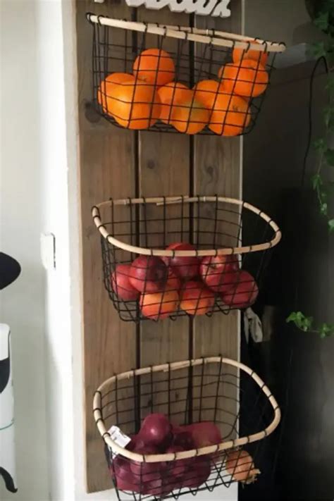 DIY Hanging Fruit Basket Ideas and PICTURES - Unique and Easy Wall ...