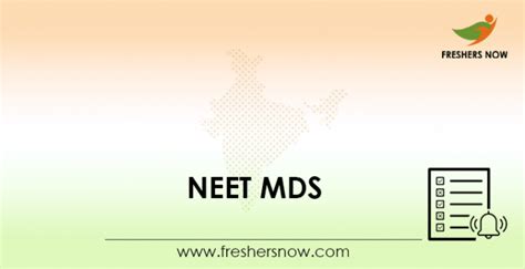 Neet Mds 2024 Application Form Ends Today Exam Date