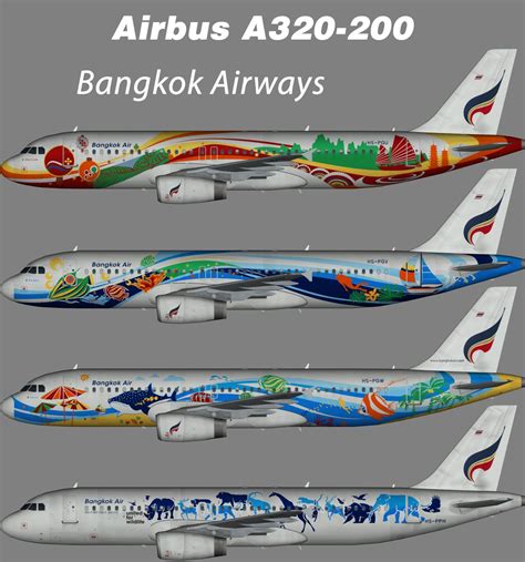 Bangkok Airways Airbus A320-200 Special Liveries