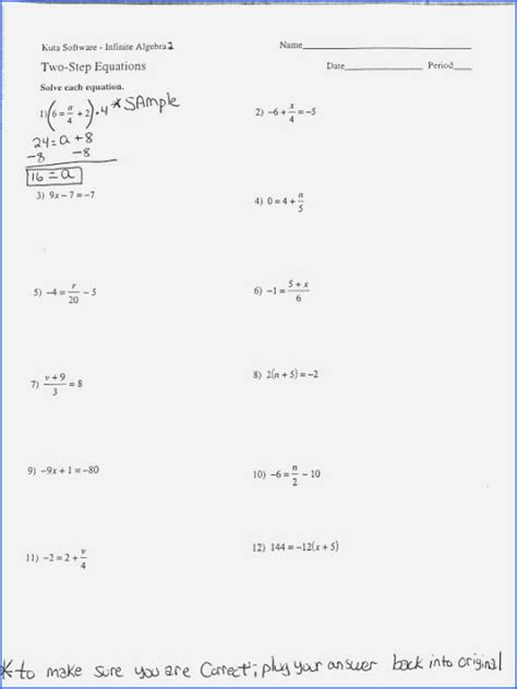 Systems Of Equations Practice Worksheet