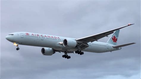 Air Canada B777 333ER C FIVQ Landing Toronto YYZ On RWY 23 On Jaurary 5