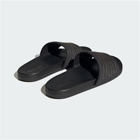 Adidas Adilette Comfort Slides Black Adidas Uae