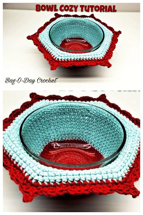 Soup Bowl Cozy Hot Pad Crochet Pattern Cool Creativities