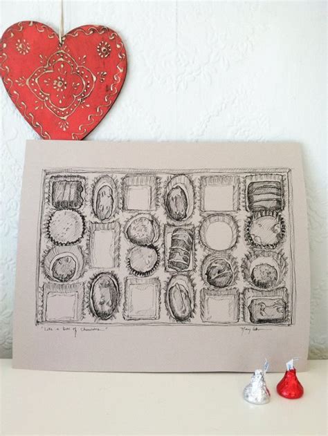 Chocolate Box Drawing at PaintingValley.com | Explore collection of ...