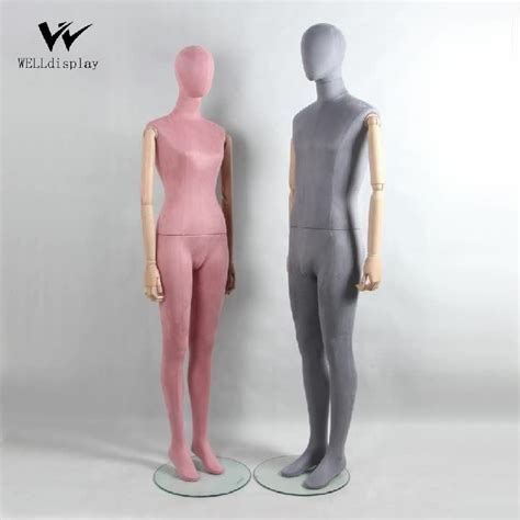 Half Body Fabric Covered Women Dress Dressmaker Dummy Maniquies