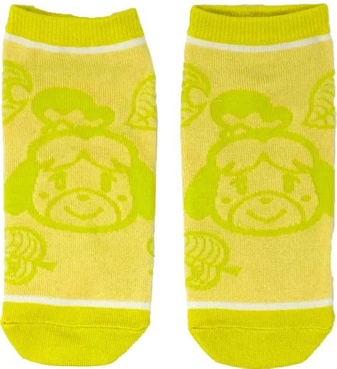 Chaussettes Animal Crossing Têtes de Isabelle Tom Nook et KK