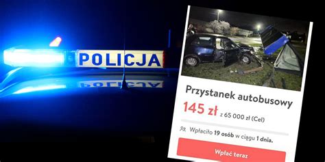 Przywidz pijany 16 latek spowodował wypadek w sieci zbierał pieniądze