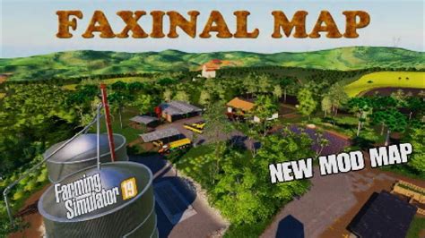 FAXINAL MAP New Mod Map Tour Review On Farming Simulator 19 Console