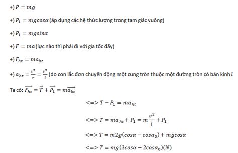 Tính Lực Căng Dây Của Con Lắc Đơn Hướng Dẫn Chi Tiết và Dễ Hiểu