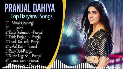 Pranjal Dahiya New Songs New Haryanvi Song Jukebox 2024 Pranjal