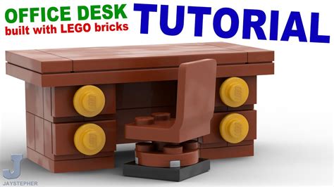 Lego Office Desk How To Tutorial Youtube