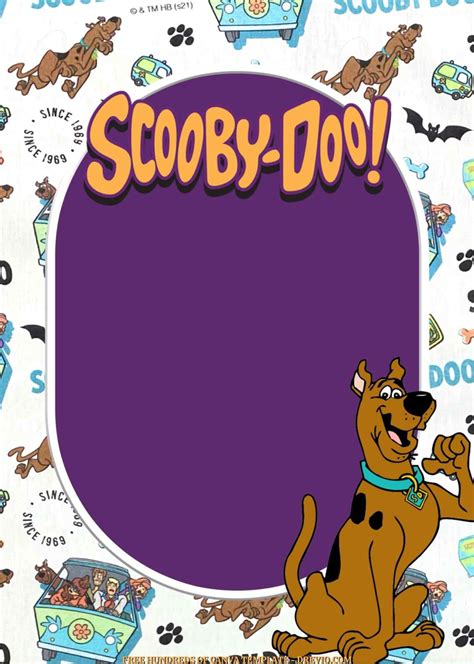 Free 18 Scooby Doo Canva Birthday Invitation Templates Drevio