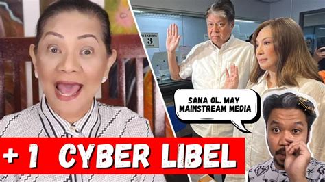 Sharon Cuneta Nagsampa Ng Cyber Libel Case Kay Cristy Fermin