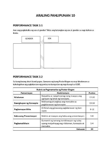 Pt 1 2 Bsed Major In Social Studies Araling Panlipunan 10