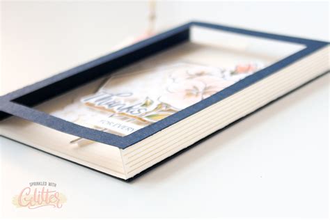 How To Create A Shadow Box Book Card — Sprinkled With Glitter