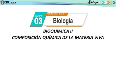 Composición Química De La Materia Viva Estefany López Udocz