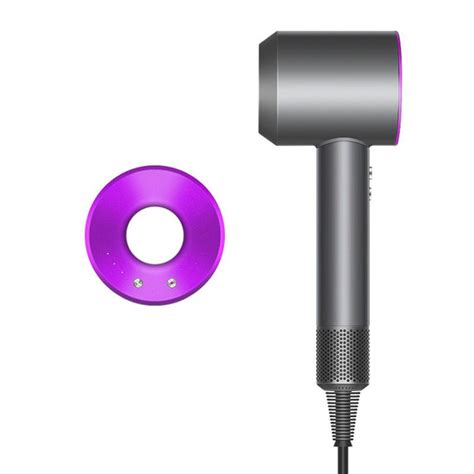 Фен для волос профессиональный с магнитными насадками 5 штук, розовый ...