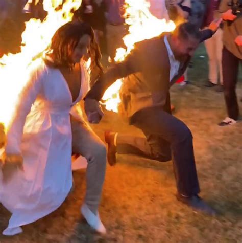 Bride And Groom Set Themselves On Fire During Wedding Celebration