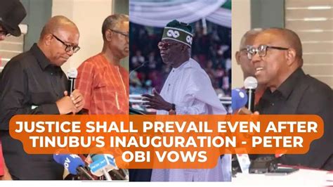 Vopigbo Justice Shall Prevail Even After Tinubu S Inauguration