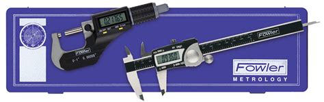 Fowler Electronic Caliper And Micrometer Measuring Set 54 004 850 0