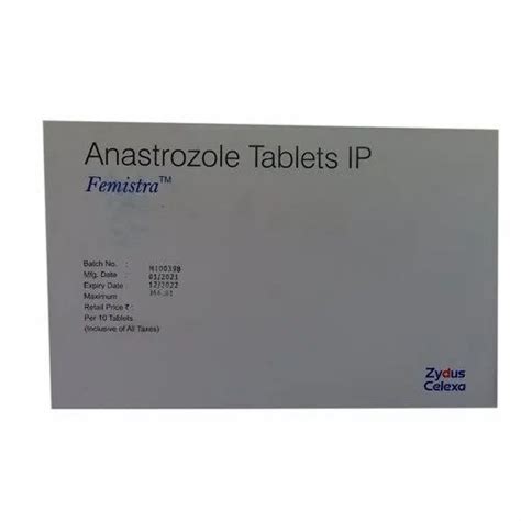 Femistra Anastrozole Tablets 1mg At Rs 200 Box In Mumbai ID 24282083312