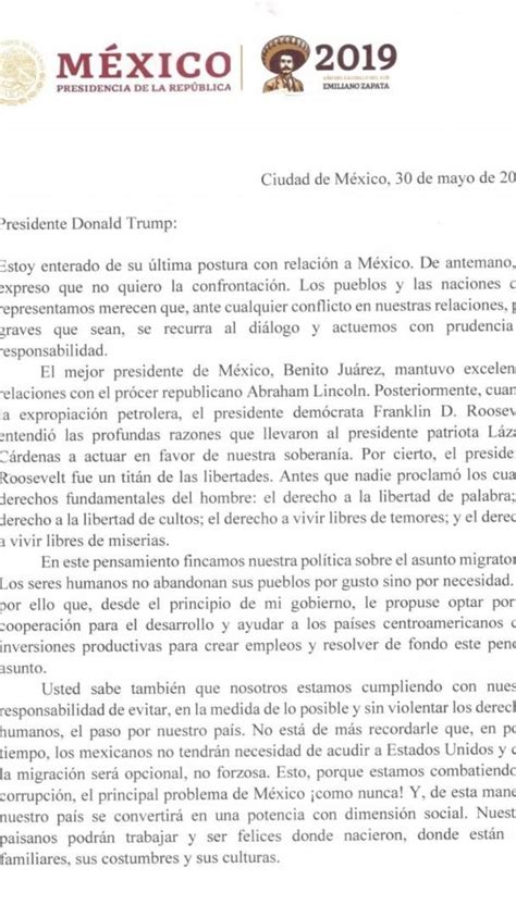 Ejemplo De Carta Formal Para El Presidente Brainlylat