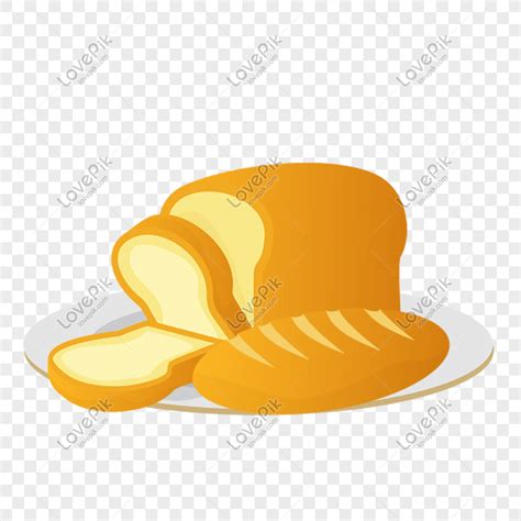 Vector Cartoon Slice Of Bread Slice Larawannumero Ng Graphicsformat