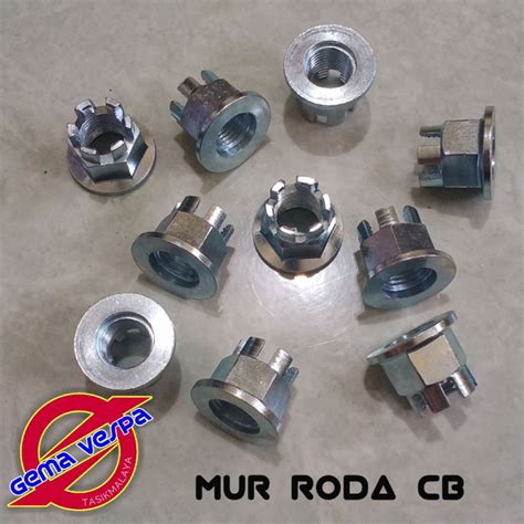 Jual Mur As Roda Belakang Honda CB GL Vespa Super PX Shopee Indonesia