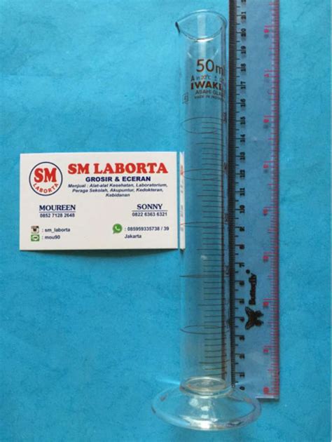 Promo Gelas Ukur Measuring Cylinder Ml Iwaki Kaca Diskon Di