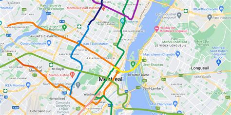 This Map Shows The Montreal Metro Network Of The Future - MTL Blog