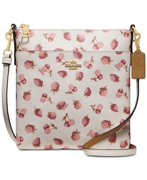 Coach Fruit Print Kitt Crossbody Macys