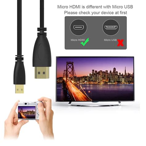 1 м HDMI кабель для ТВ комплект телевизионный проектор компьютер микро ...