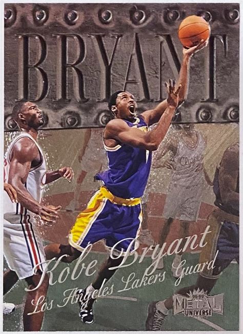 Kobe Bryant 1998 99 Skybox Metal Universe Los Angeles Lakers Basketball