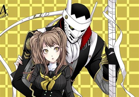 Free Download Anime Persona 4 Game Yellow P4 Wall Rise Kujikawa